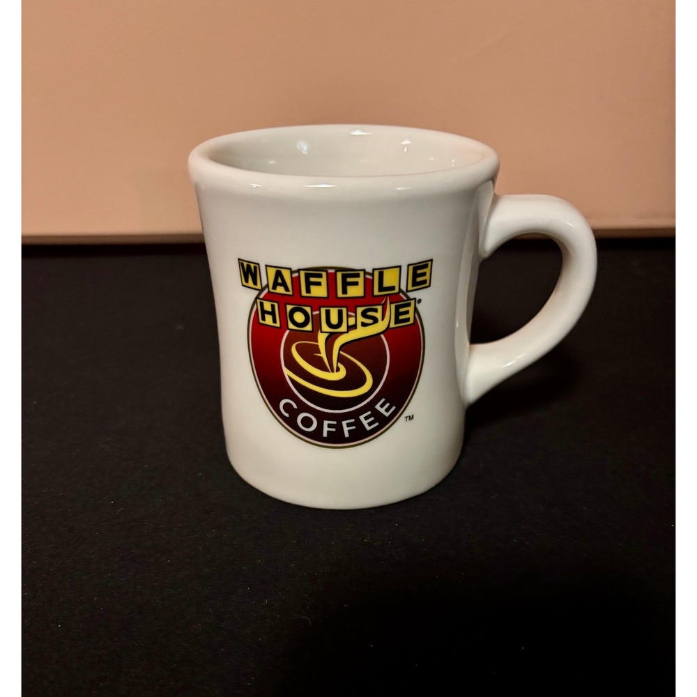 Waffle House Coffee Mug Tuxton White Ceramic Diner Style Restaurant Ware 4 Inch